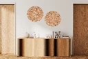 Wall decor - circles with zodiac.webp